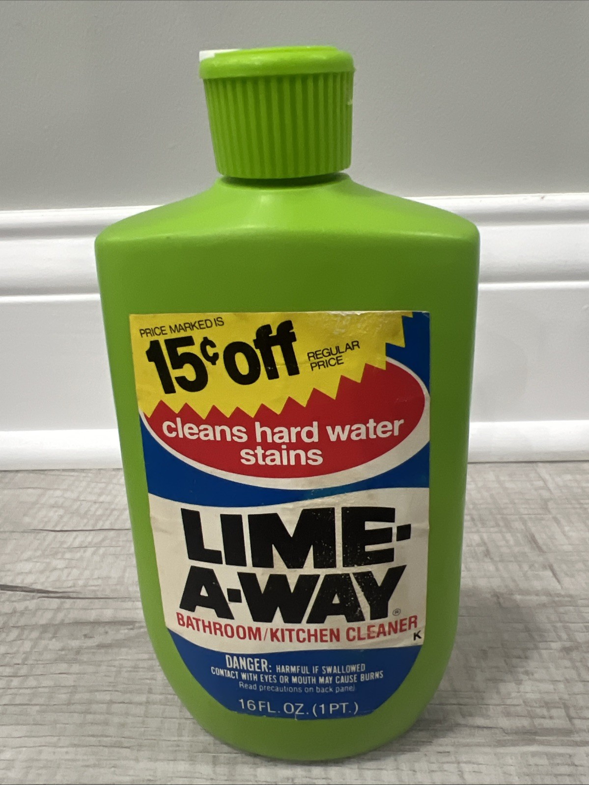 VERY RARE Lime-a-Way 1970’s 16 Oz Hard Water Stain Cleaner