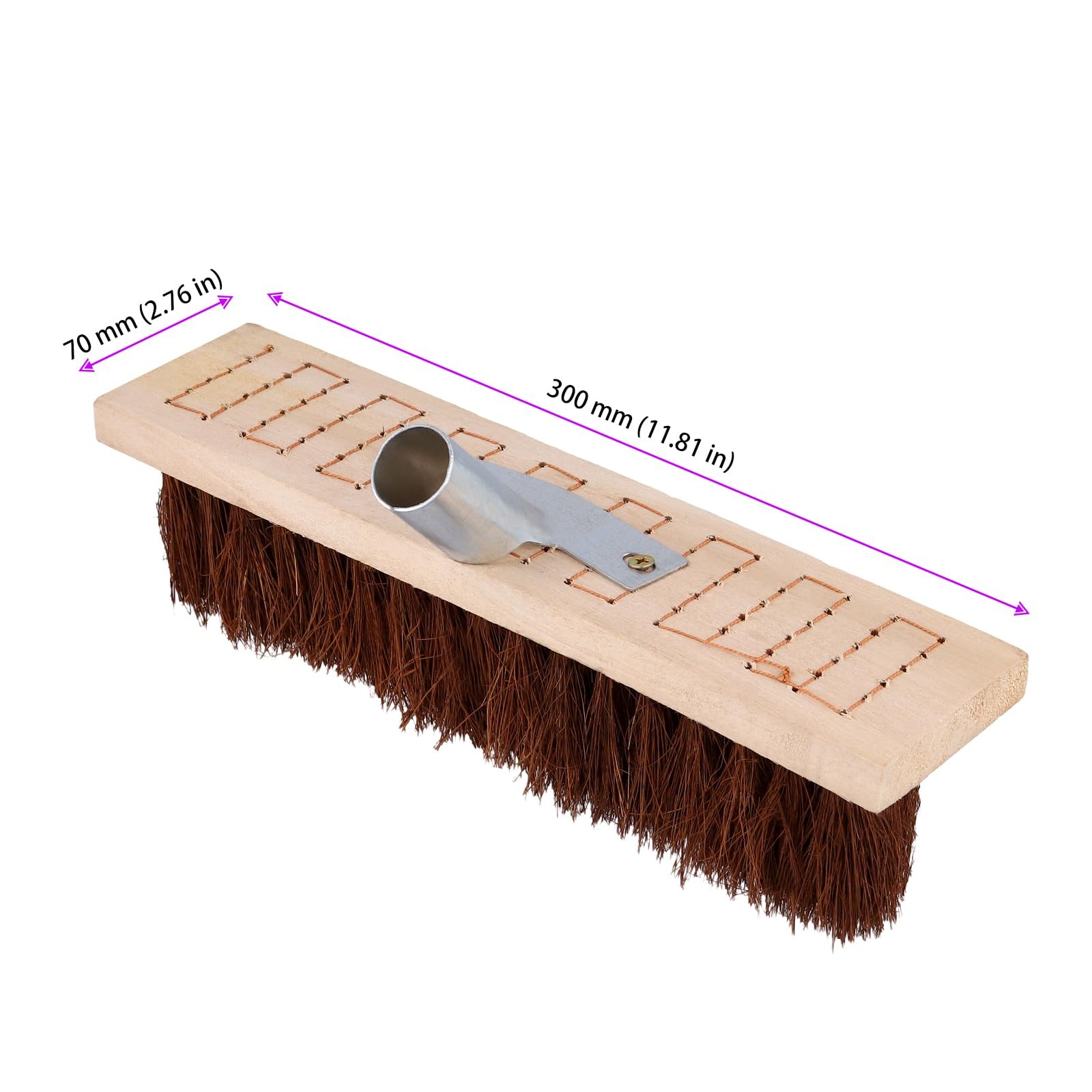 2PCS 12 Inch Floor Scrub Brushes, Outdoor Deck Brush for Concrete Floor, Gard…