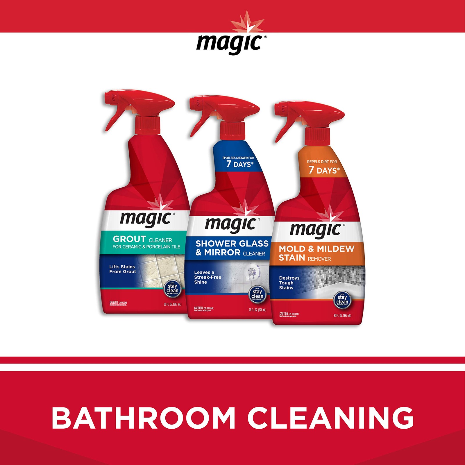 Shower Glass & Mirror Cleaner, 28 Fluid Ounce (Packaging May Vary)