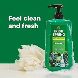 Mens Body Wash, Moisture Blast Body Wash for Men, Feel Fresh All Day, 30 Oz Pump