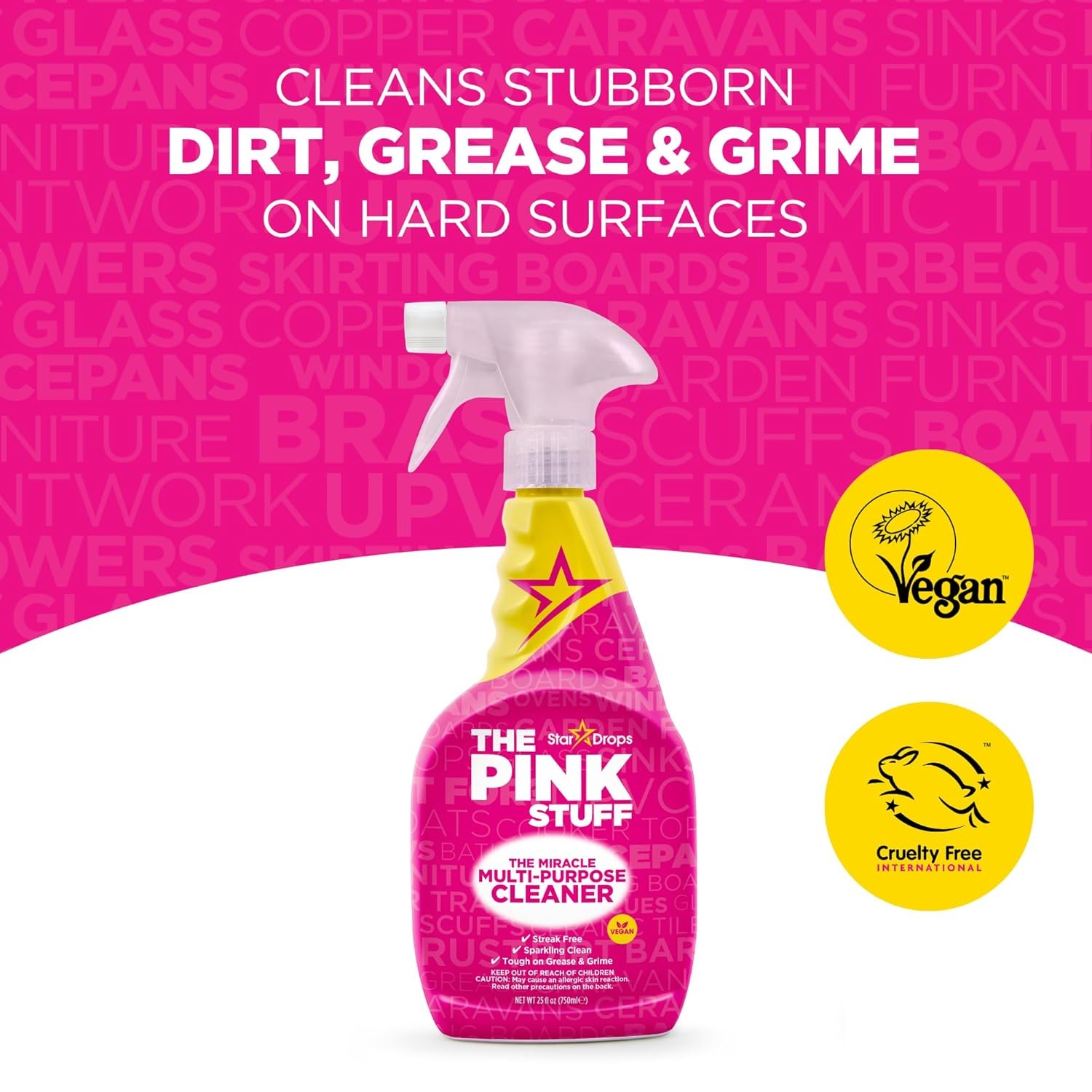 Stardrops Pink Stuff Miracle Multi Purpose Cleaner Grease Grime Remover