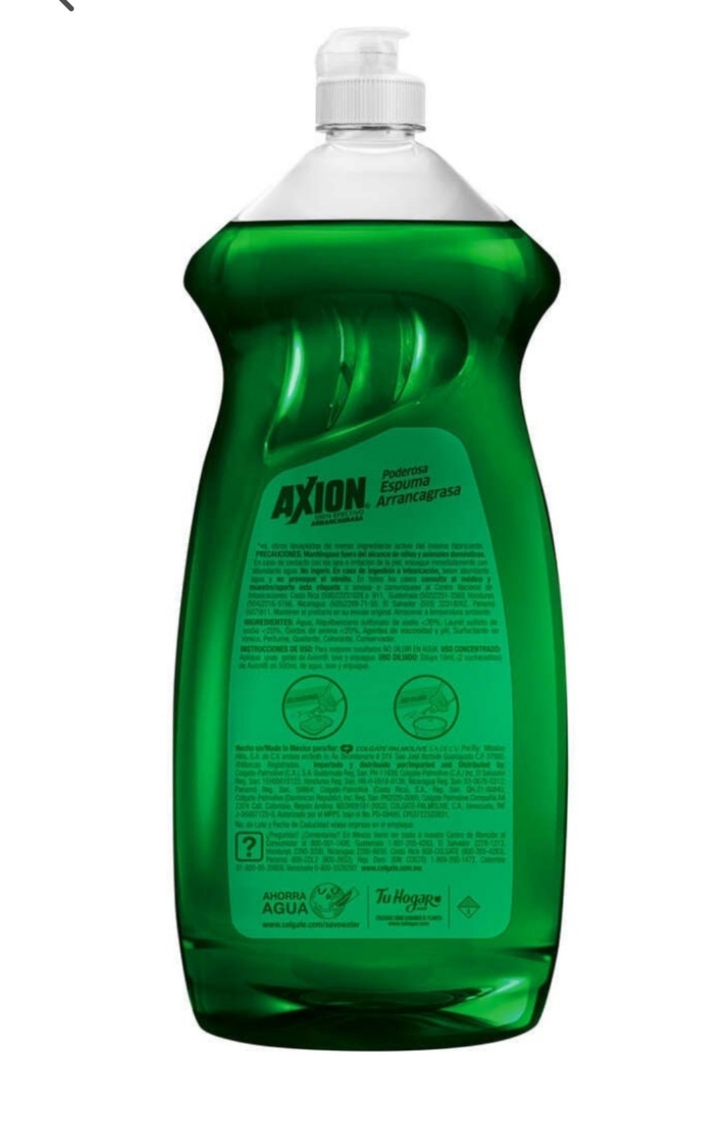 3x Axion Jabón Lavatrastes Arranca Grasa 750ml /Axion Dish Soap Grease Remover
