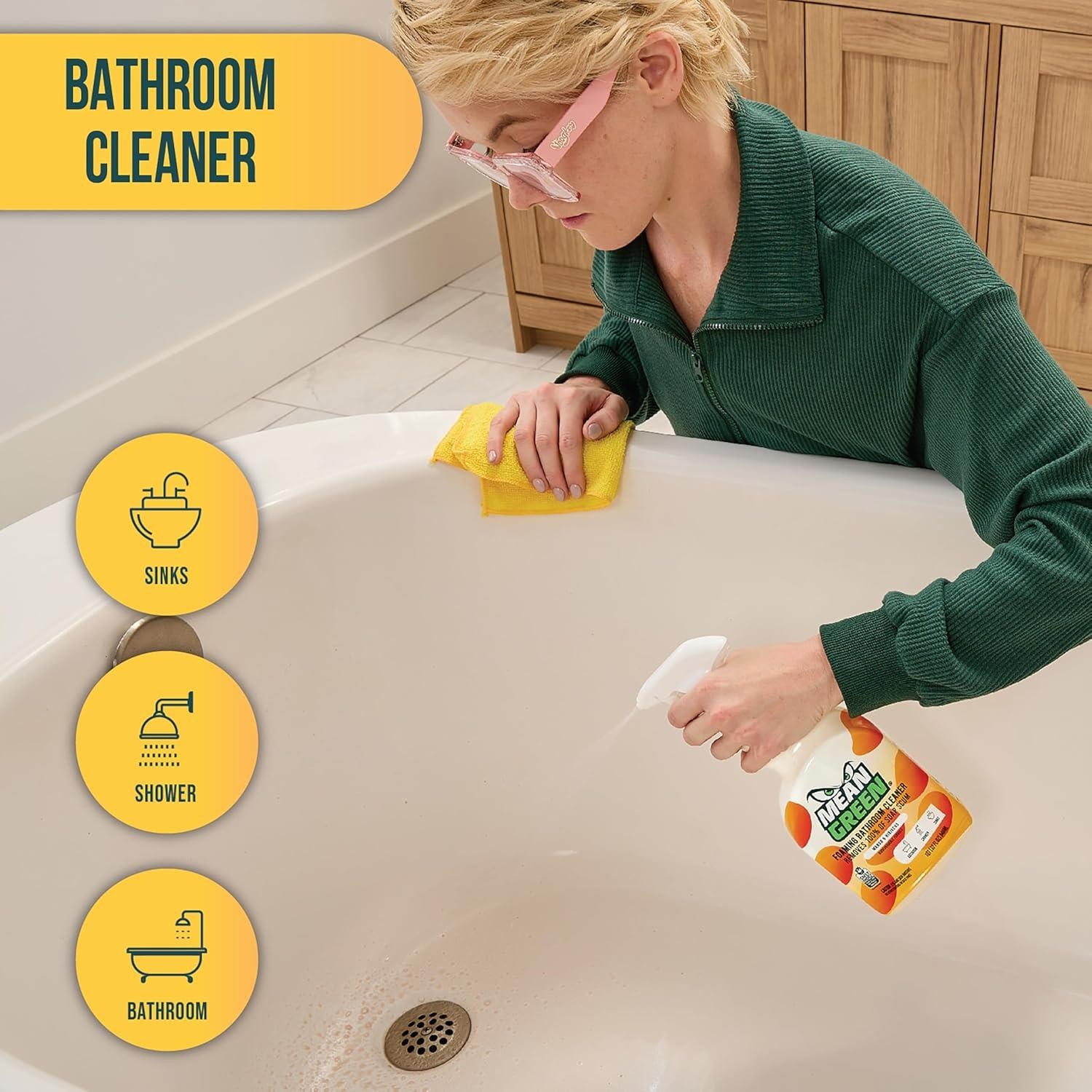Mean Green Ready-To-Use Bathroom Cleaner, 32oz Spray – 394188