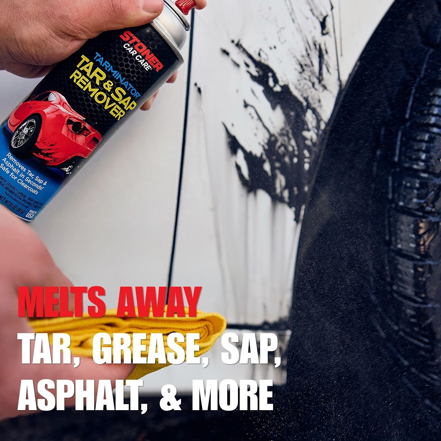 91154 Tarminator Tar, Sap, and Asphalt Remover – Fast Acting Tar and Sap Remover