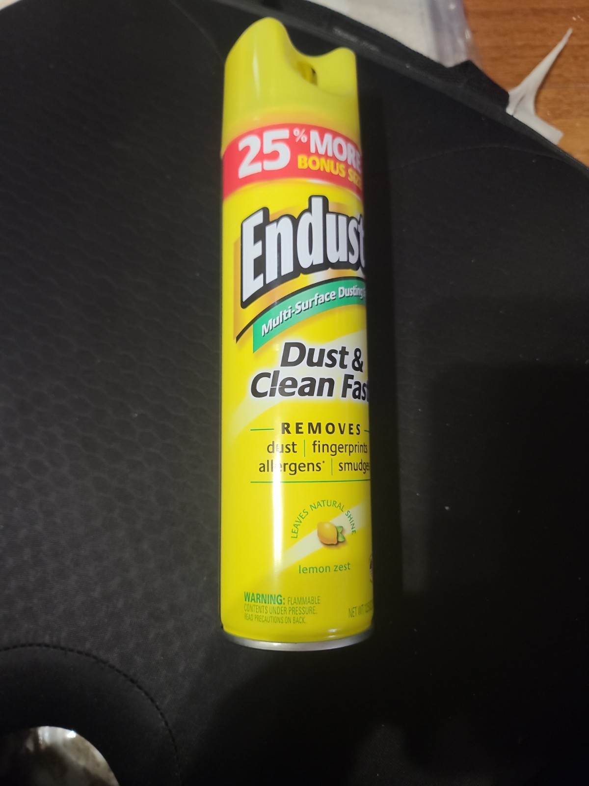Endust® Multi-Surface Dusting and Cleaning Spray, Lemon Zest, Aerosol, 12.5 oz.