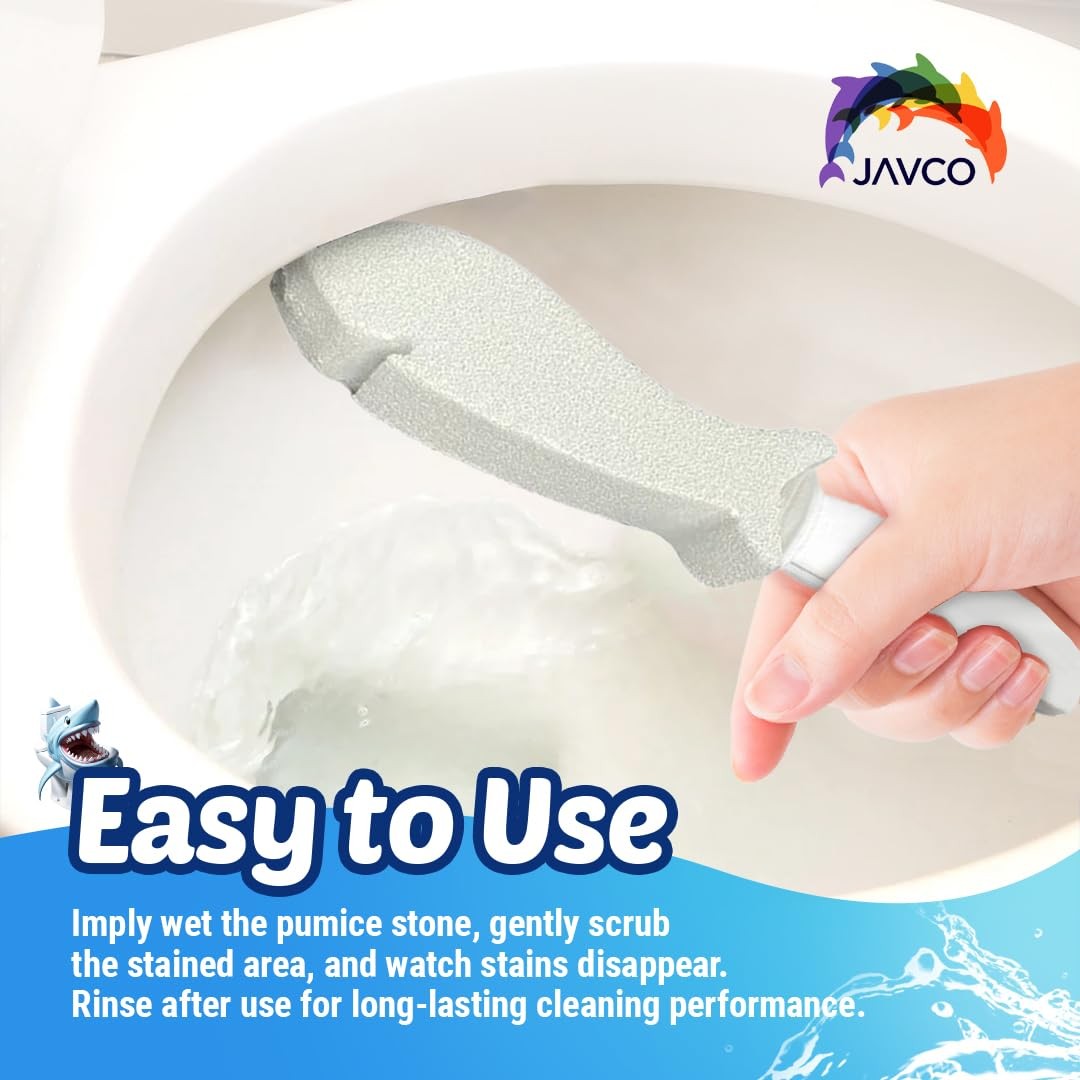 2 PACK Pumice Stone for Toilet Cleaning | Toilet Pumice Stone with Handle |