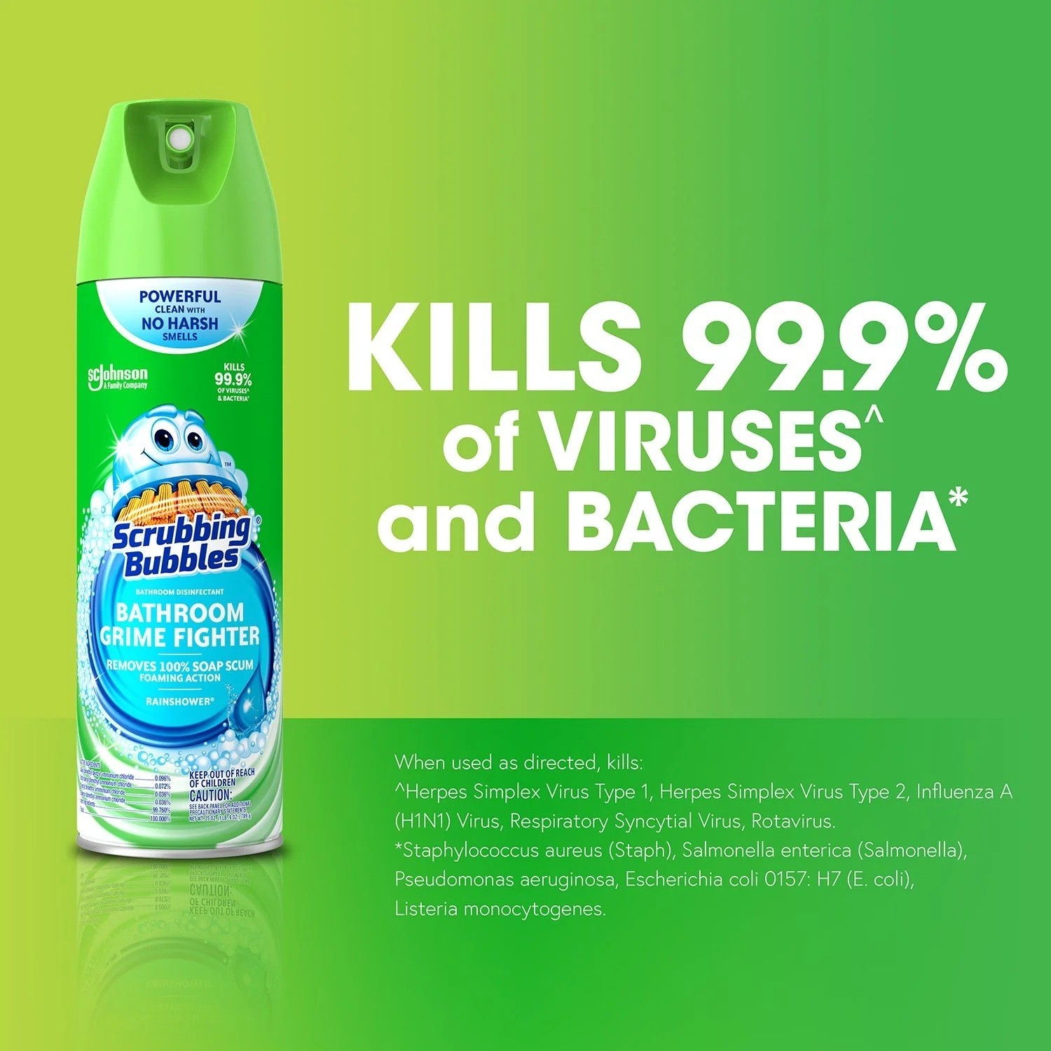 Scrubbing Bubbles Bathroom Cleaner,Rainshower, 4ct.,100oz.Great price