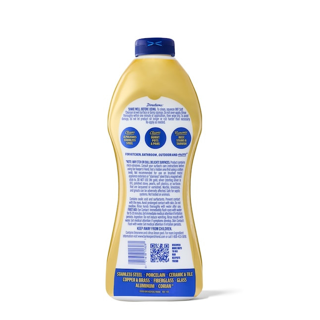 Bar Keepers Friend Citrus Liquid Cleanser 26oz All Purpose Surface Polish