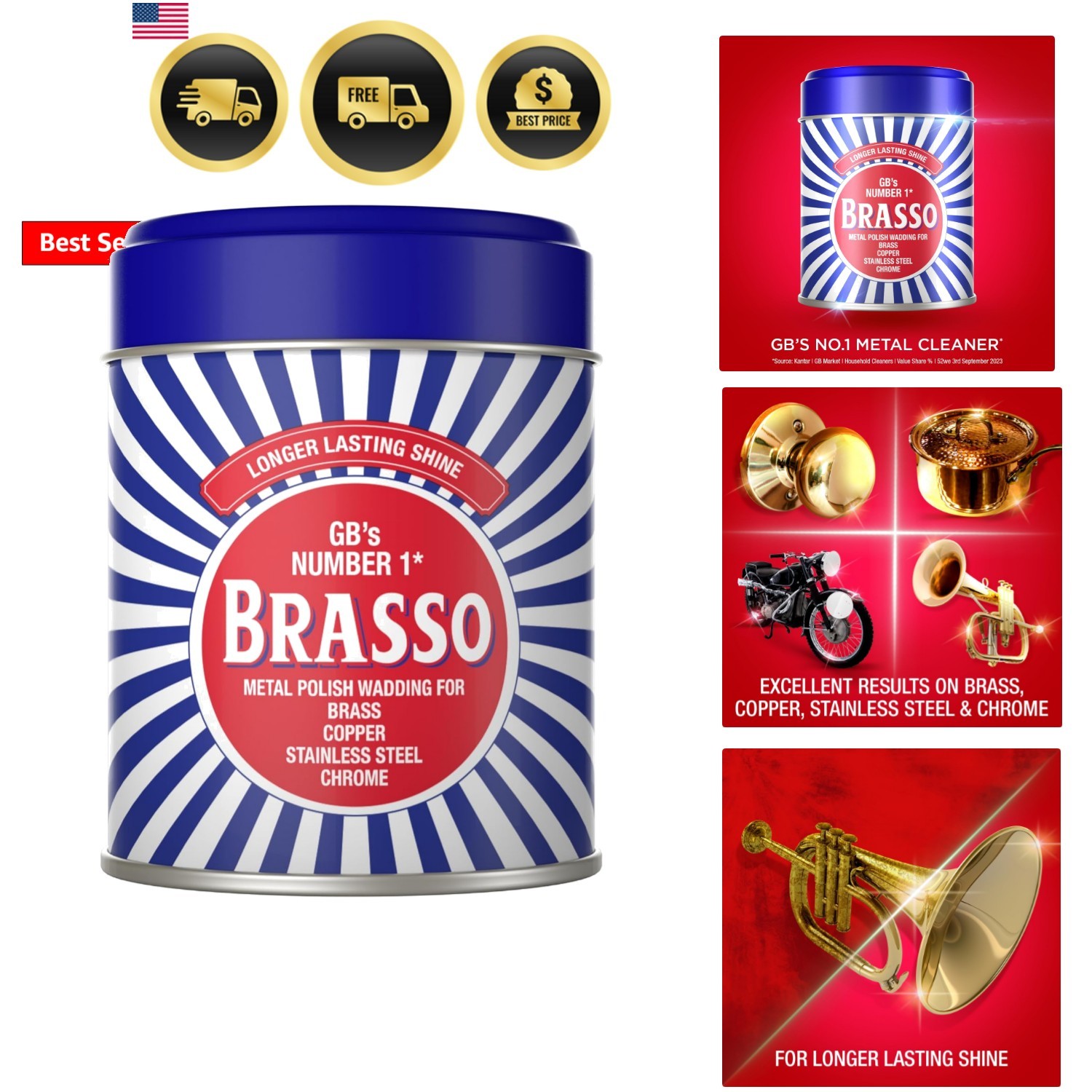 Metal Polish Wadding 75g