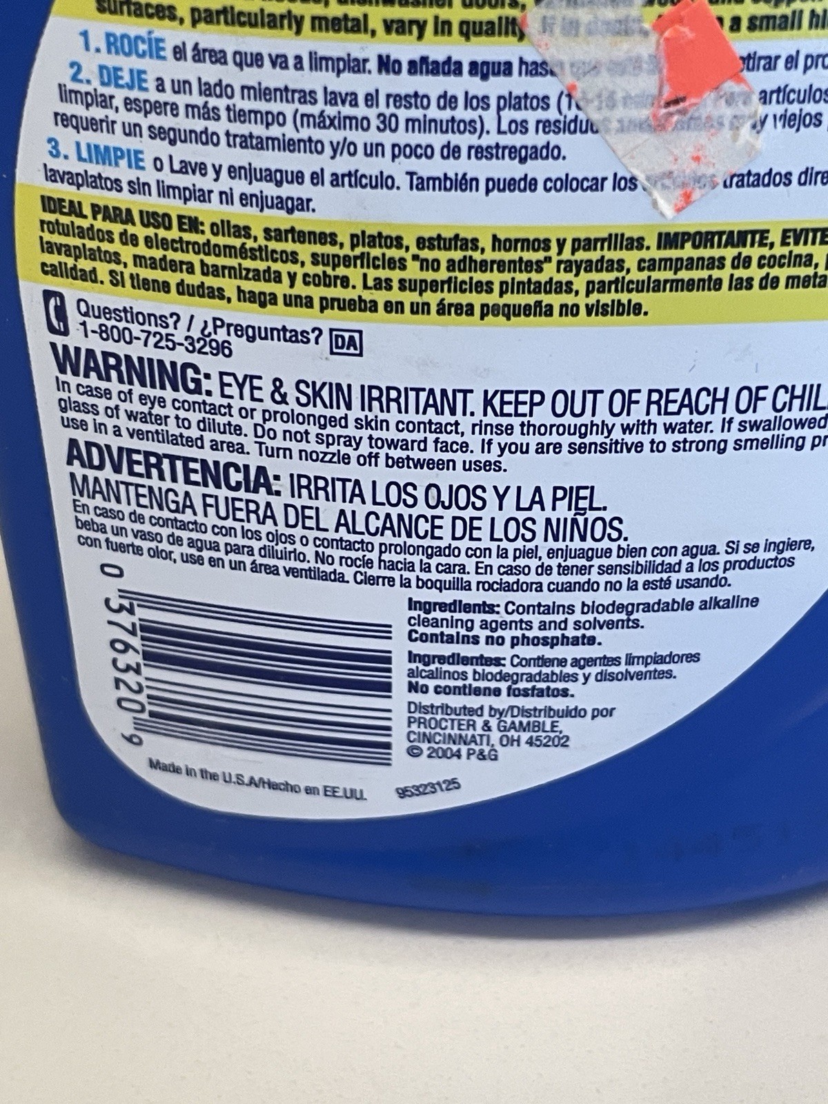 Dawn Power Dissolver Spray Cleaner 12.8 oz Original Discontinued No Scrub New