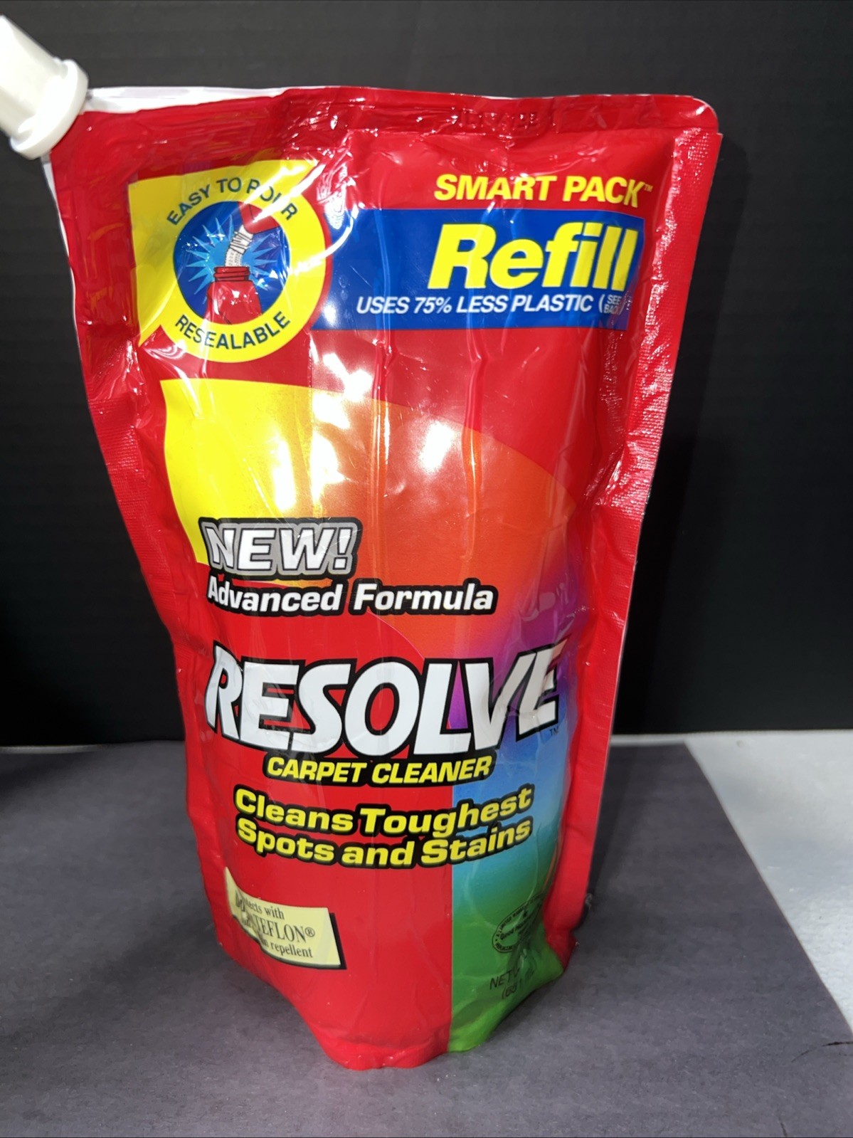 Vintage Resolve Carpet Cleaner Refill 90s With DuPont Teflon Discontinued 22oz