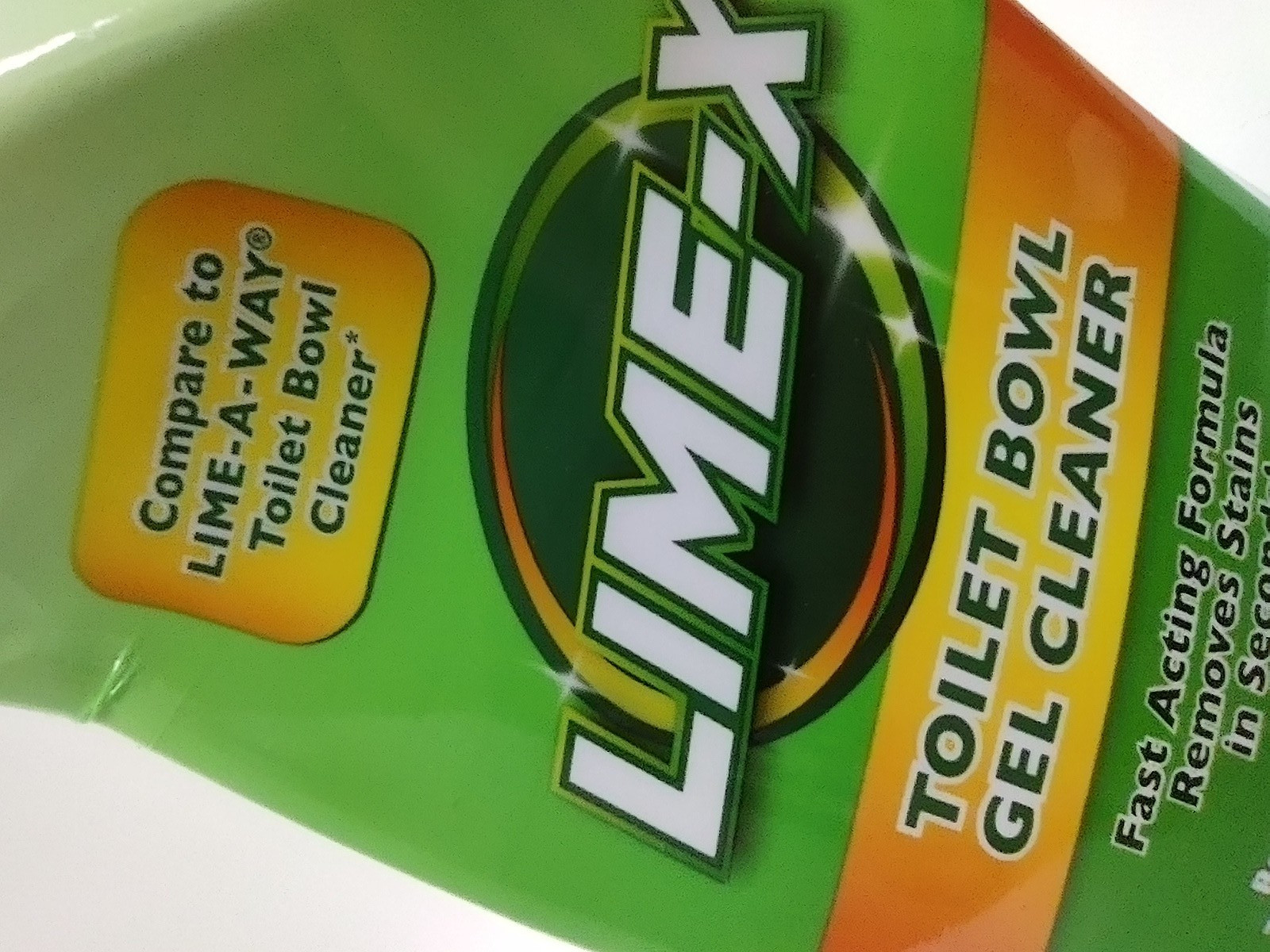 ( 4 ) Lime-x Liquid Toilet Bowl Gel Cleaner, Removes Lime Calcium Rust 16 oz Ea