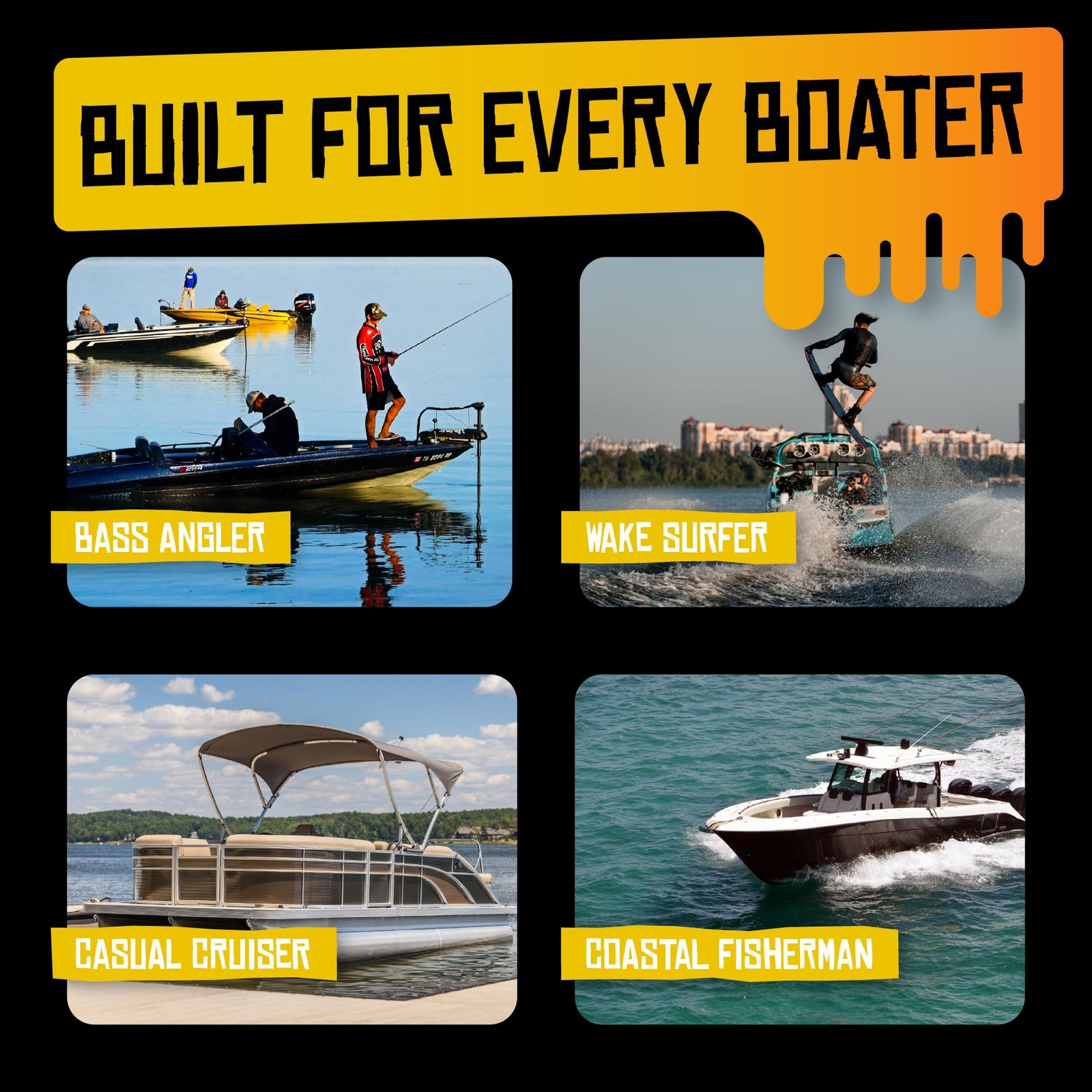 Boat Juice Mildew Stain Remover & Restorer Boat Cleaner | MarineGrade Boat Mo…