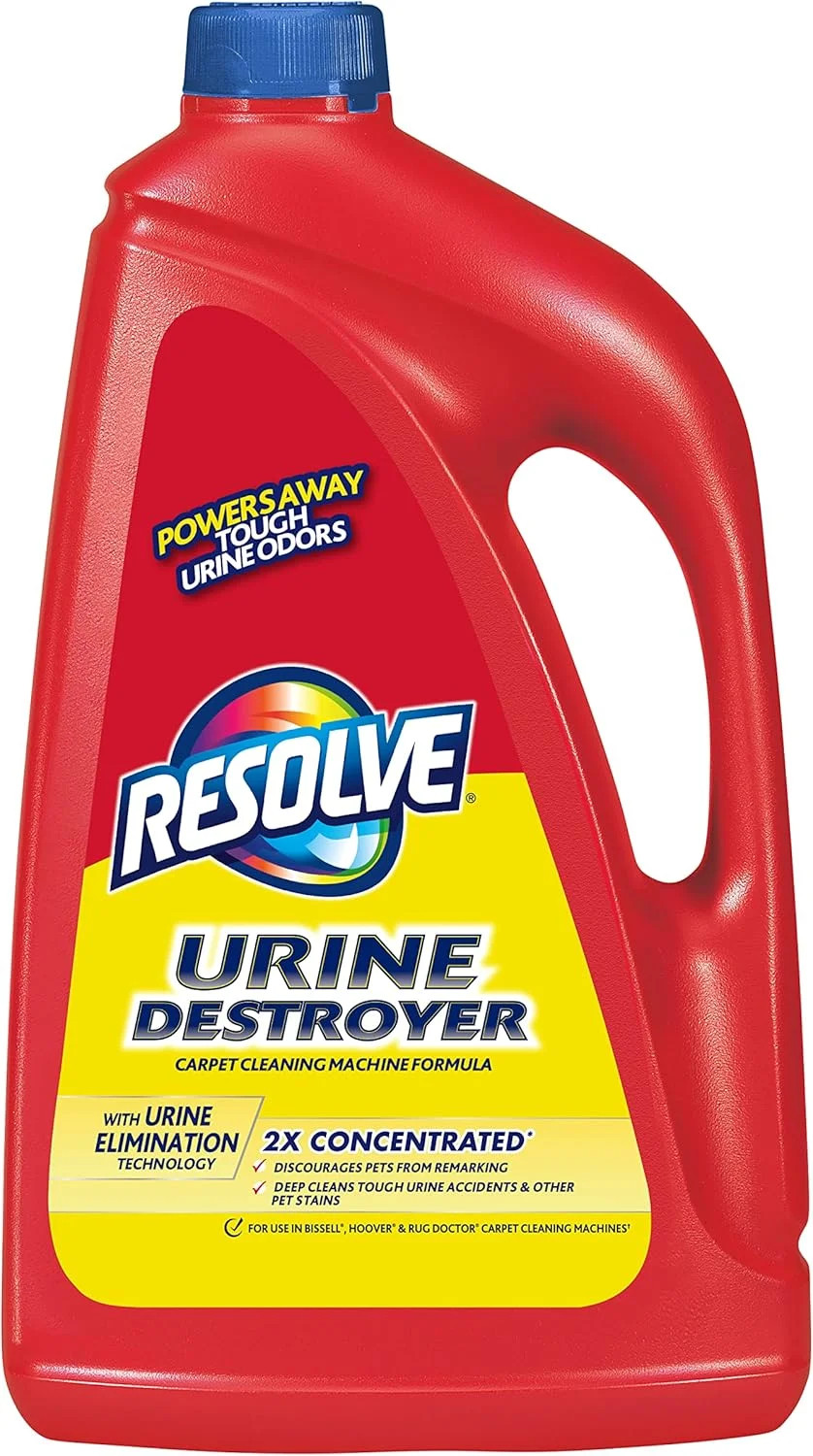 Resolve Urine Destroyer Steam Carpet Cleaner Solution – 2X Concentrated Formula