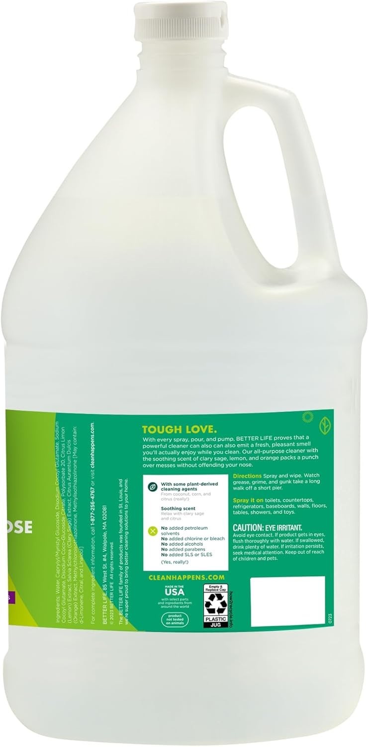 Powerful Home & Kitchen Cleaner – Clary Sage & Citrus Scent