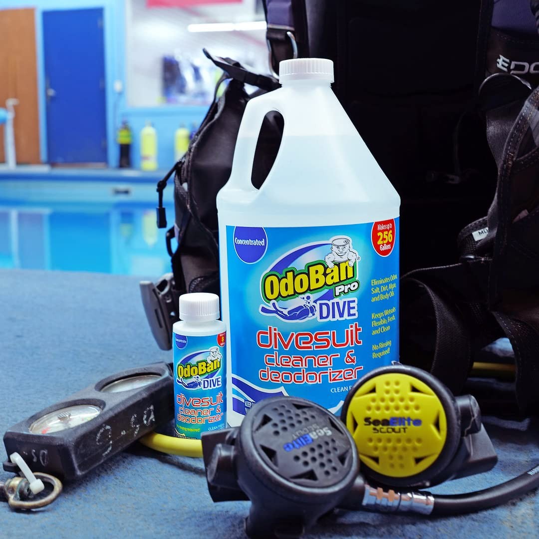 Odoban No Rinse Wetsuit Cleaner Concentrate 128Oz Dive Gear Fresh Scent