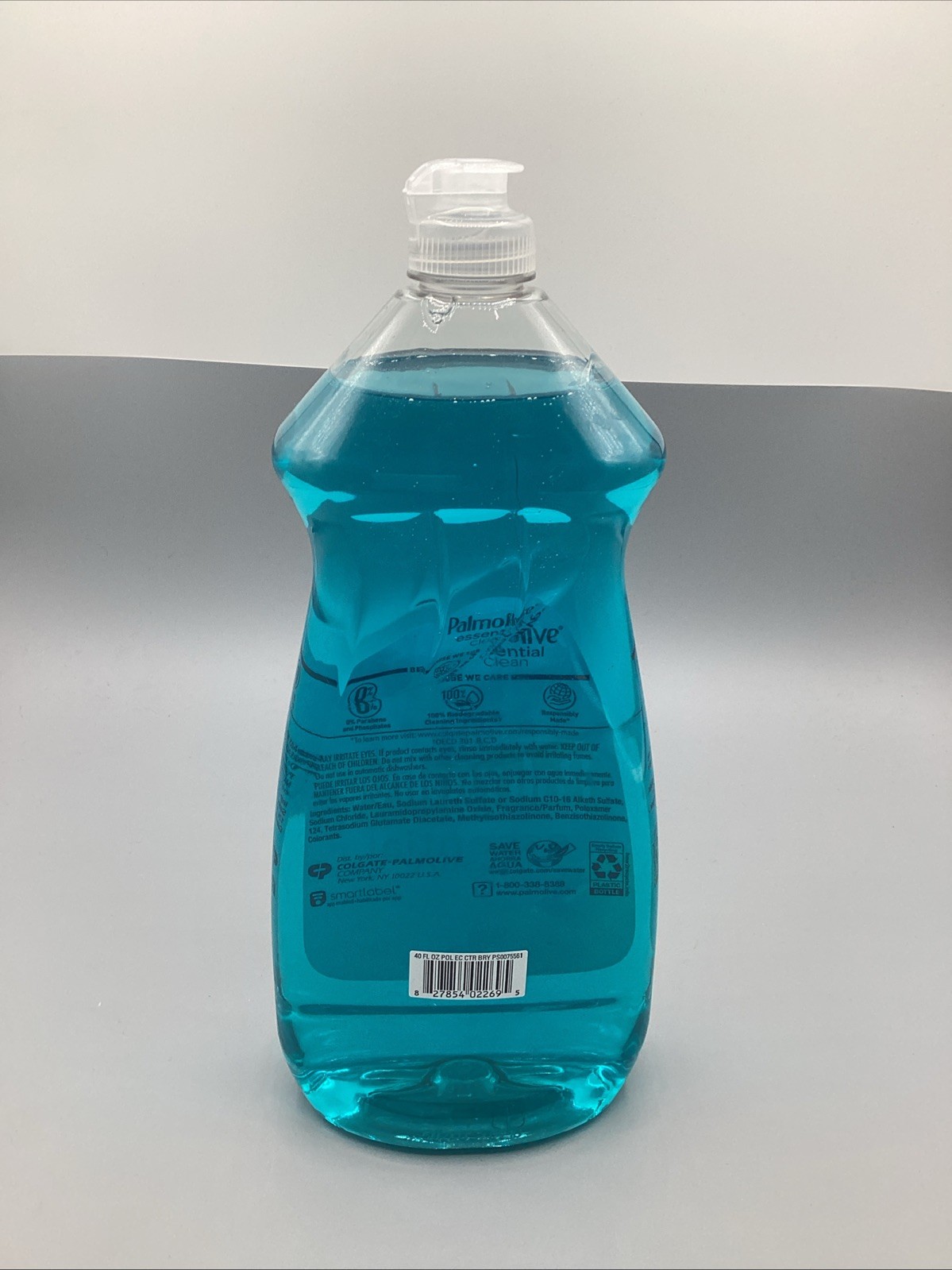 Palmolive Essential Clean Liquid Dish Soap Citrus Berry Splash 40 Fl. oz.-NEW!!!