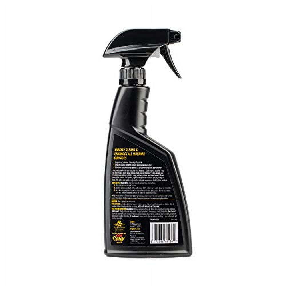 Quik Interior Detailer Cleaner Spray Bottle Quickly Cleans Leather Rubber 16 Oz