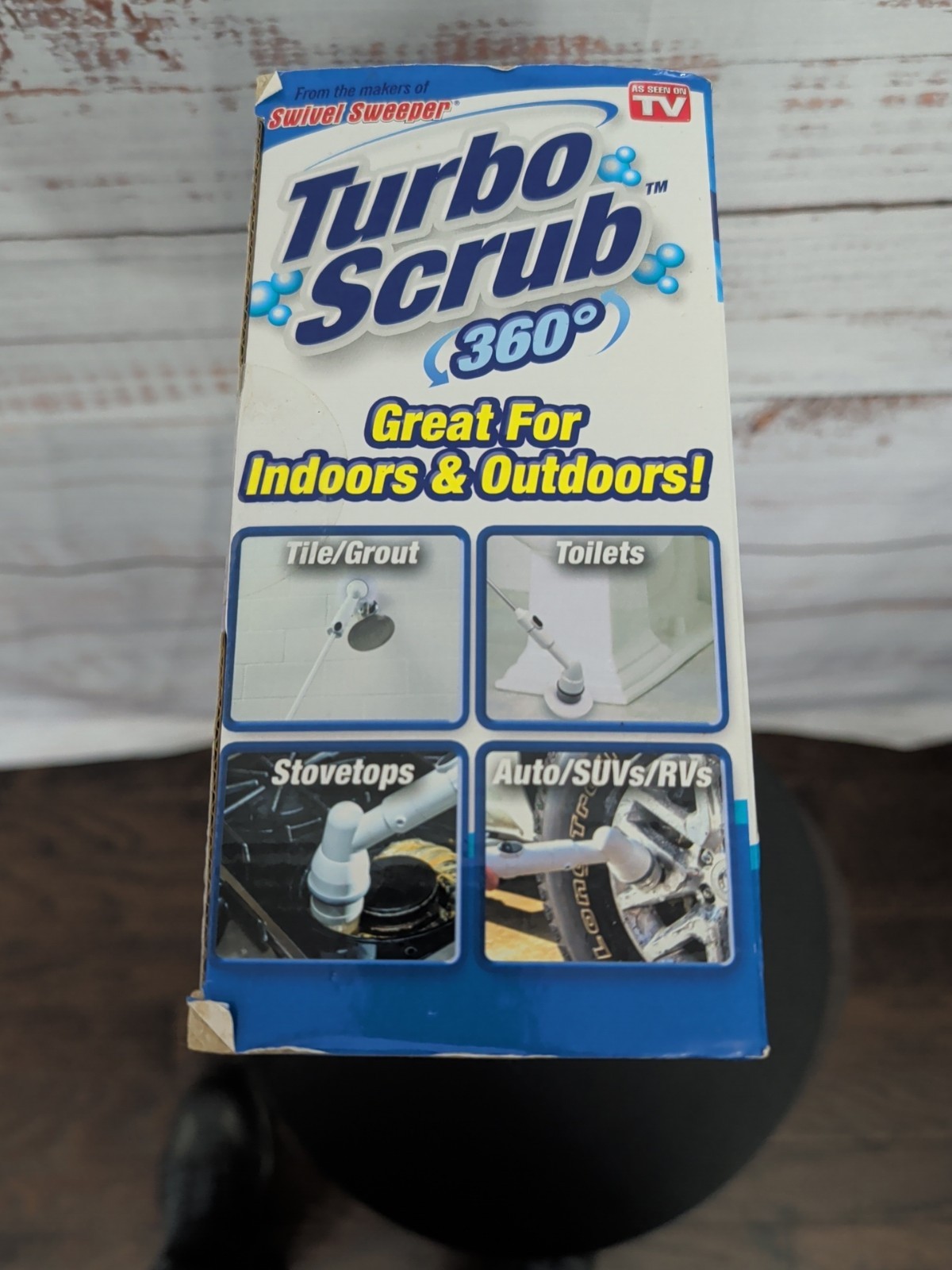 Turbo Scrub 360 Cordless Scrubber for Floor and Tile – Perfect Gift