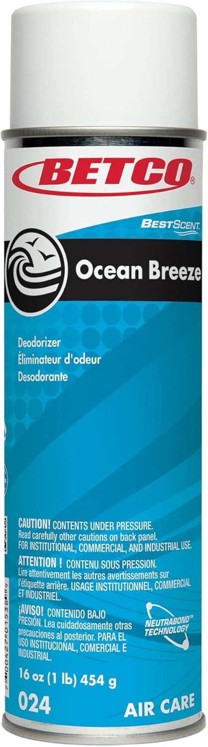 ® BestScent™ Aerosol Odor Eliminator Spray Ocean Breeze 16 Oz Pack Of 12