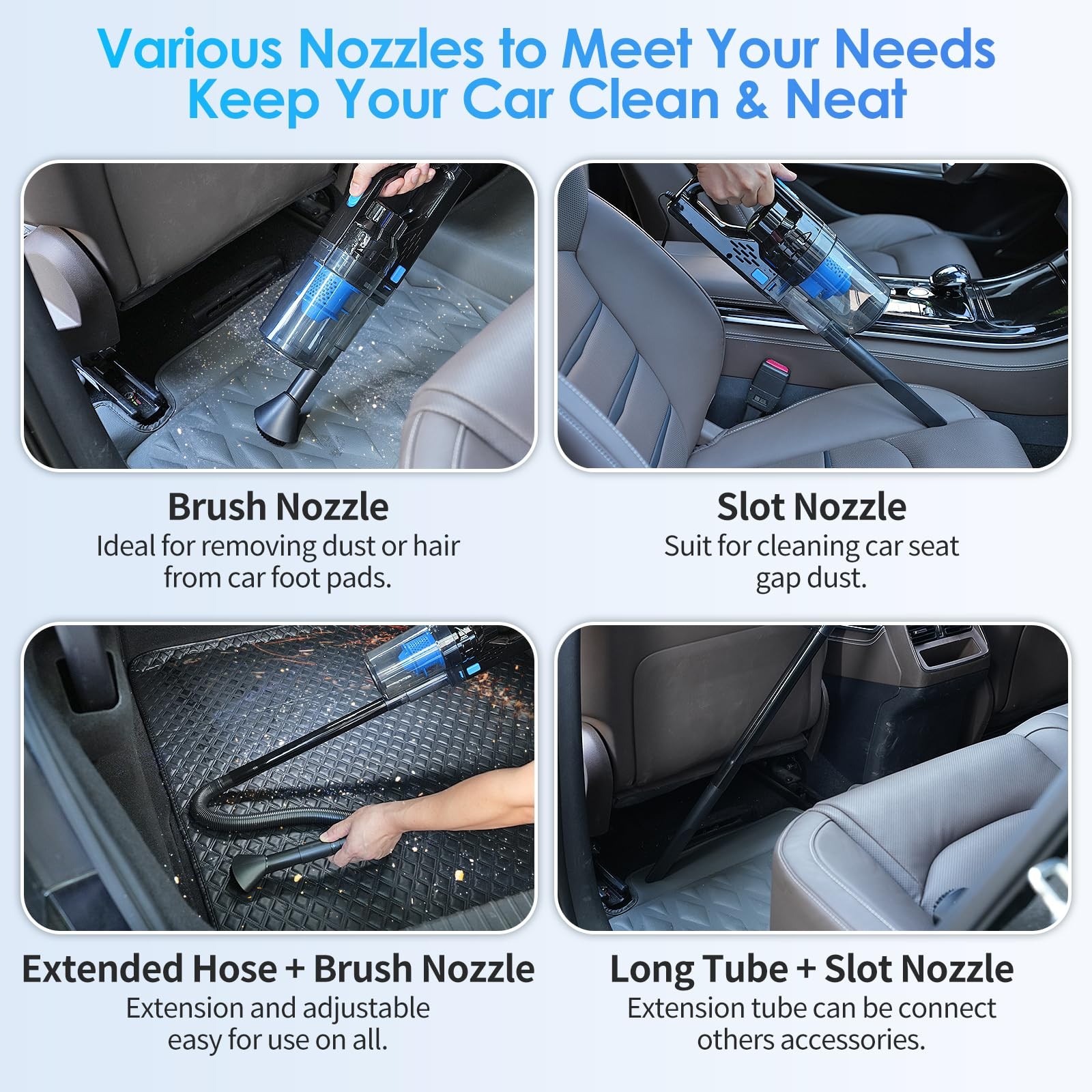 17pcs Car Detailing Kit Interior Cleaner, Car Interior Cleaning Kit with Hand…