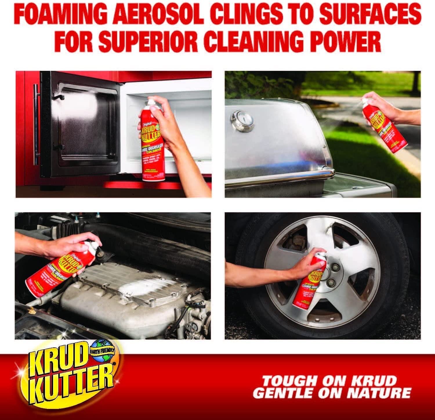 Krud Kutter Original Concentrated Cleaner Degreaser Aerosol 20 OZ