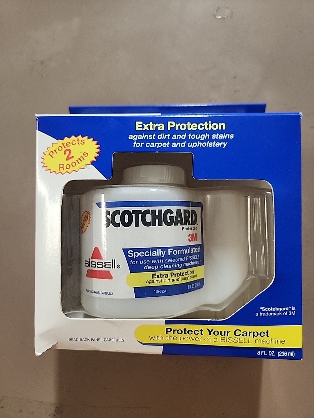 ScotchGard Bissell Extra protection on carpet and upholstery.3M protector.#H159