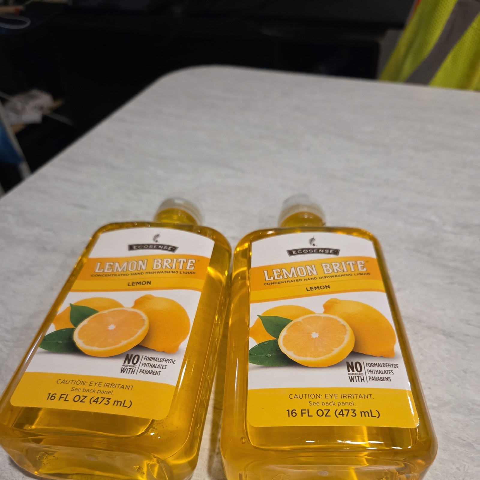 2 ECO.SENSE Lemon Brite Ultra Concentrated Hand Dishwashing Liquid 16 Fl Oz