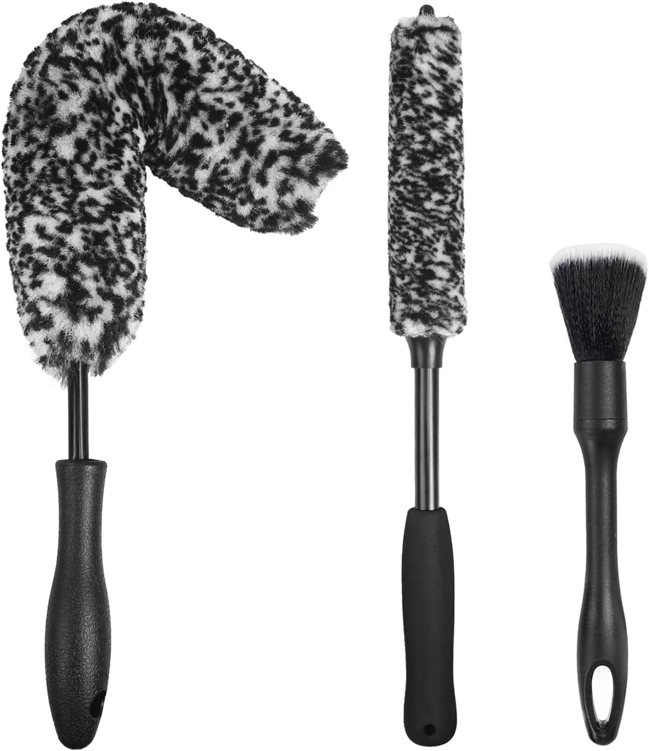 3PCS Wheel Brush Kit for Cleaning Wheel and Tire, Wheel and Rim Brush, Car De…