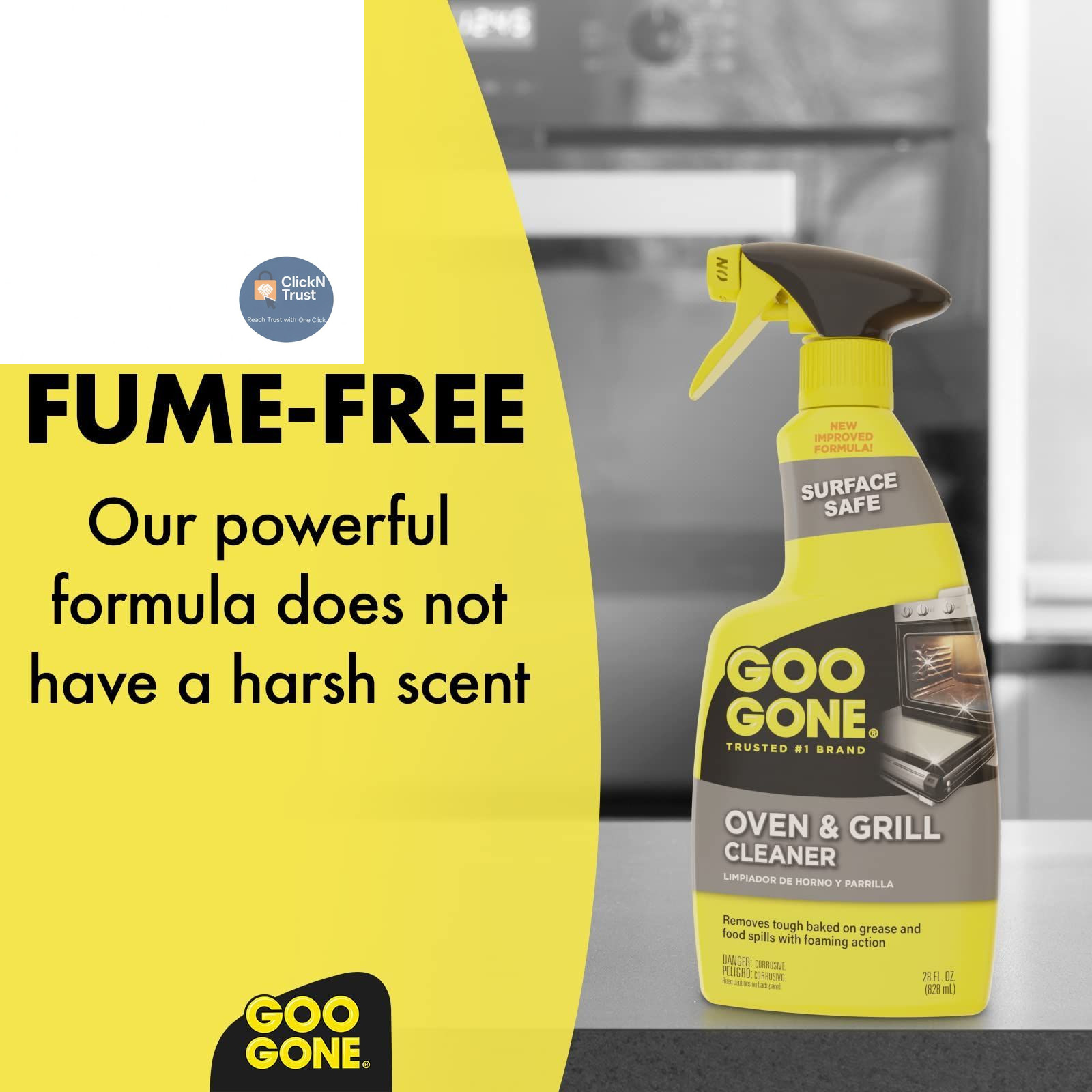 Goo Gone Oven and Grill Cleaner – 28 Ounce – Removes 28 Fl Oz (Pack of 1)