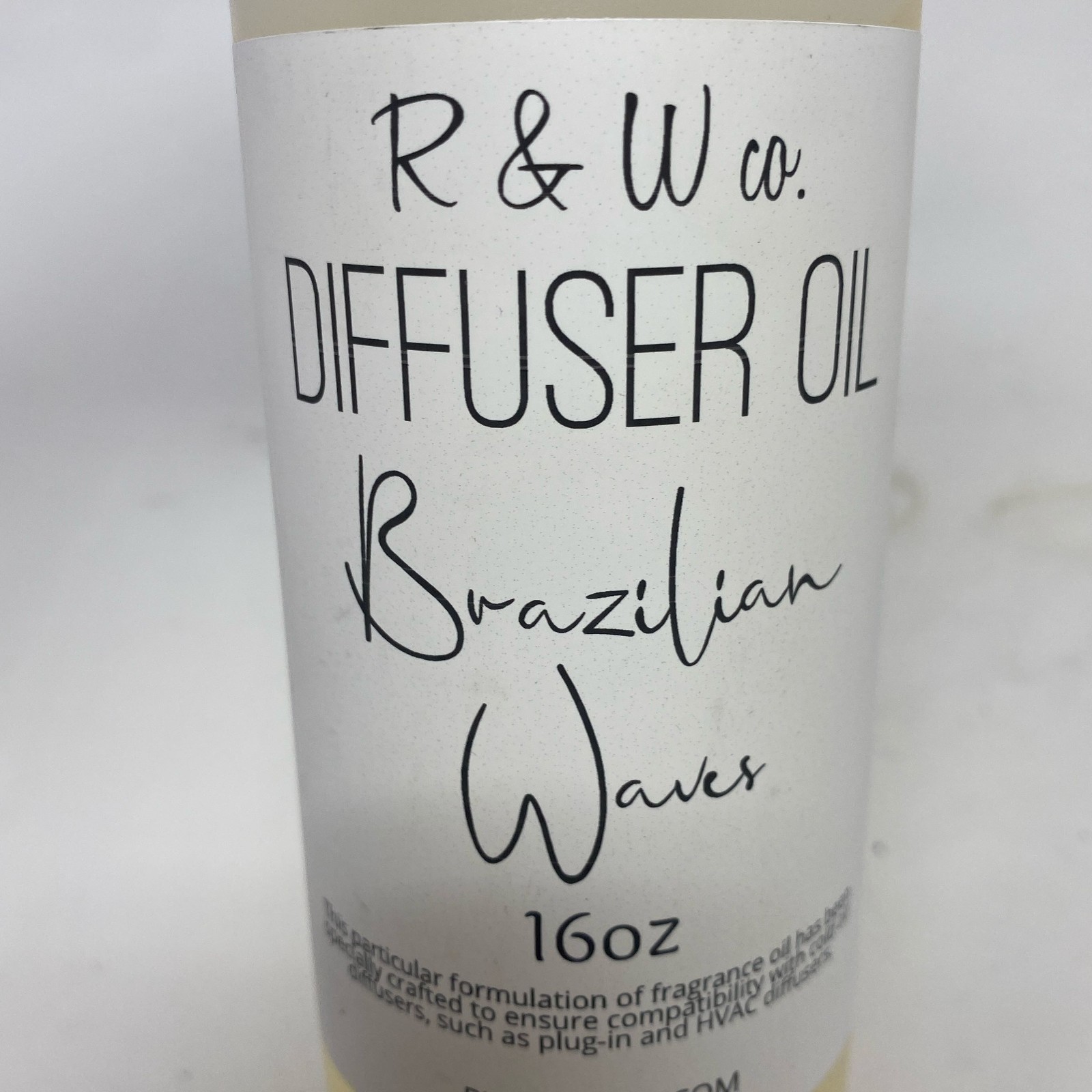 R&W Co Diffuser Oil Brazilian Waves 16oz