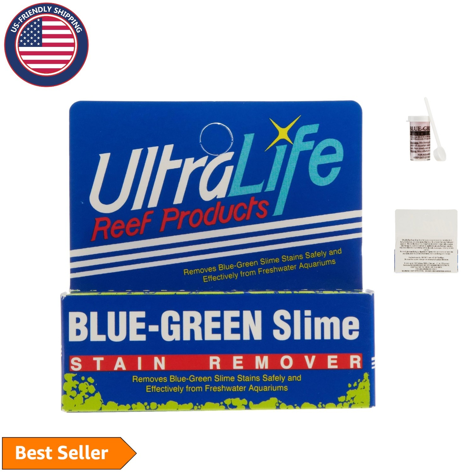 Ultralife Blue Green Slime Stain Remover – Eco-Friendly 32oz Powder