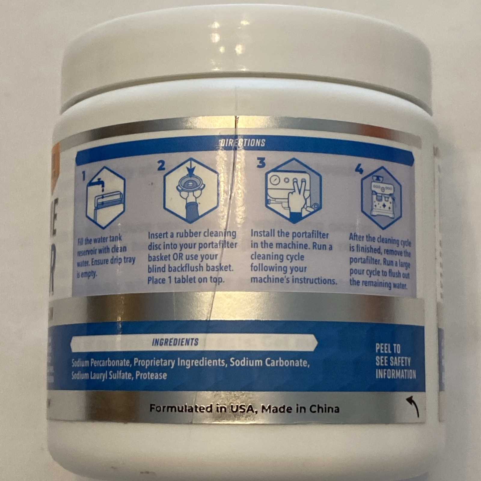 Active Espresso Machine Cleaning Tablets Coffee Maker Descaler 120 Count Tab NEW