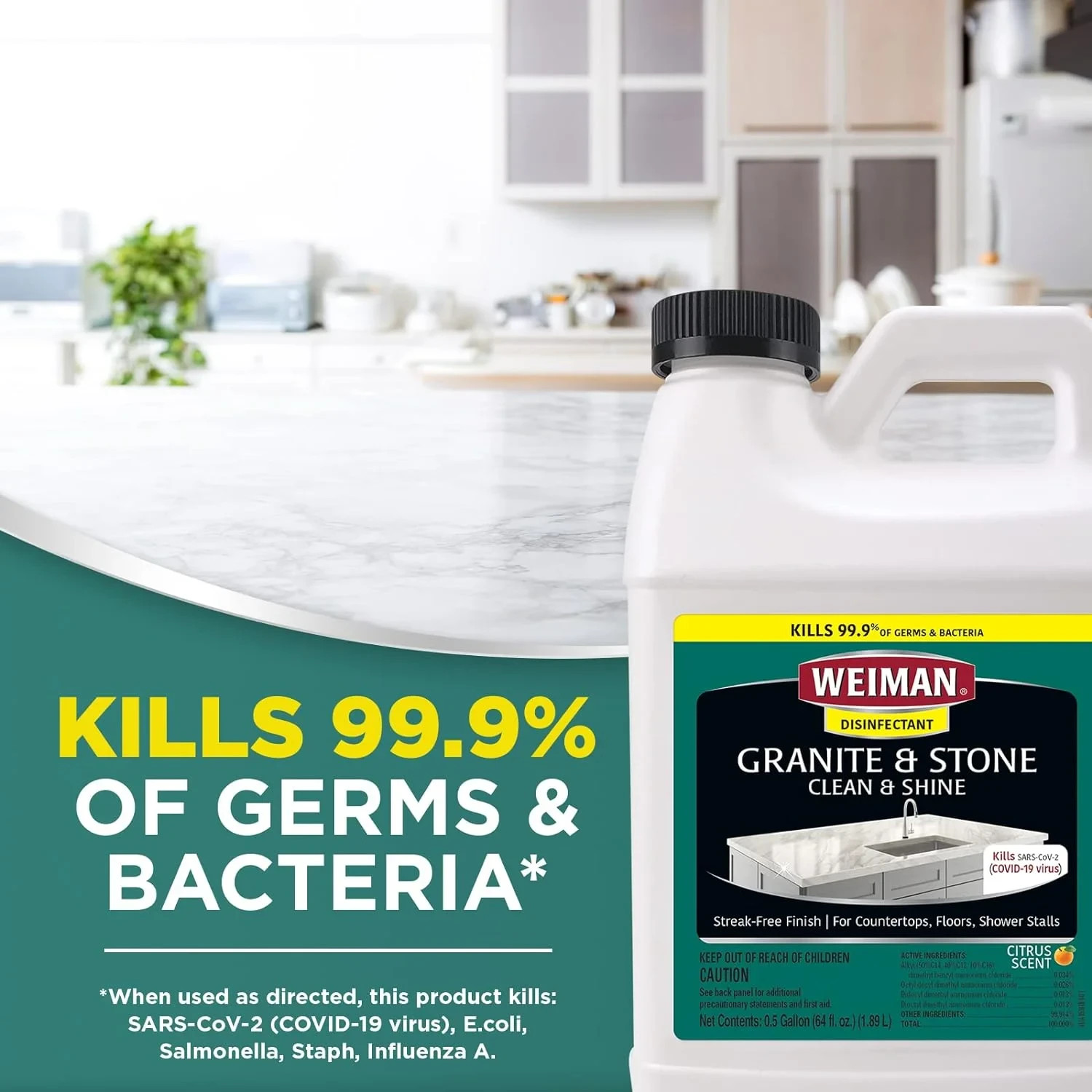 Weiman Granite Cleaner and Polish Refill – 64 fl oz