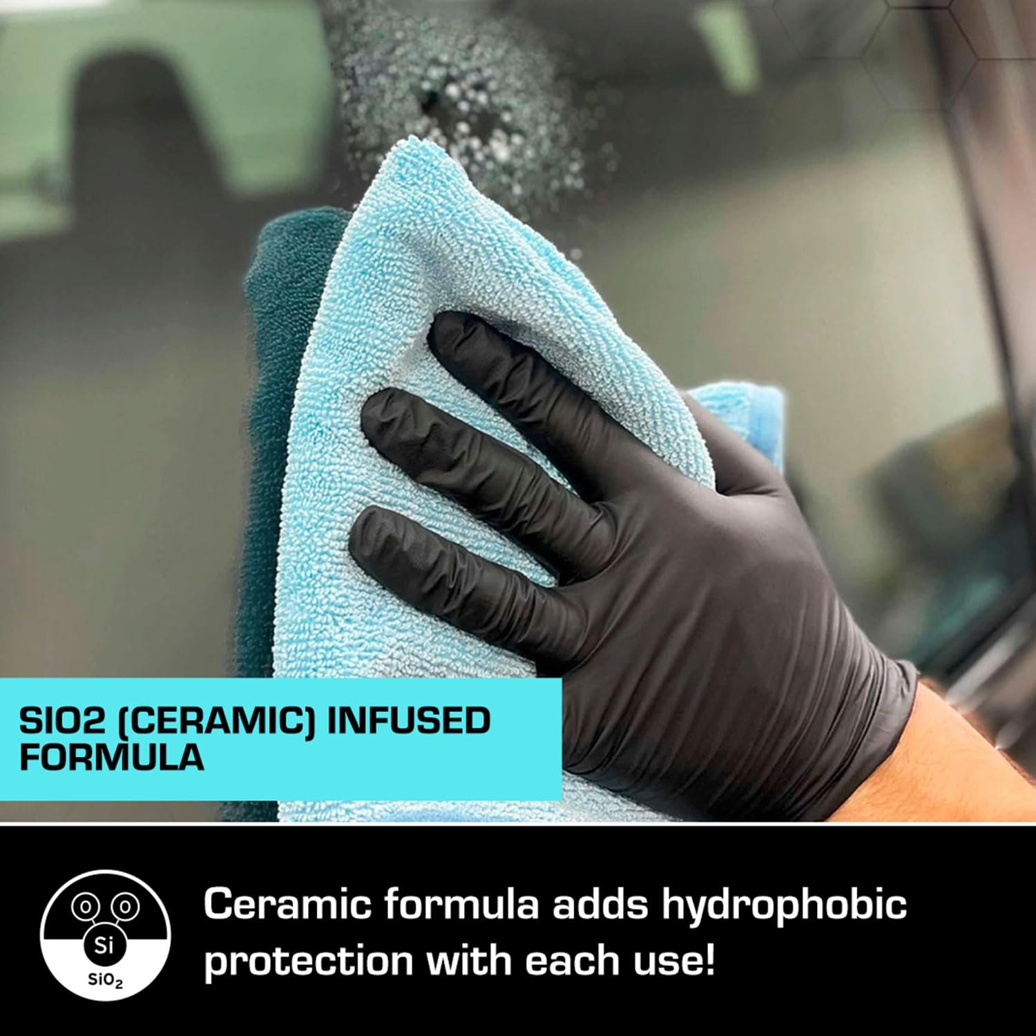 Ethos Clarity V2 Ceramic Glass Cleaner And Water Repellent Streakfree Window Cle