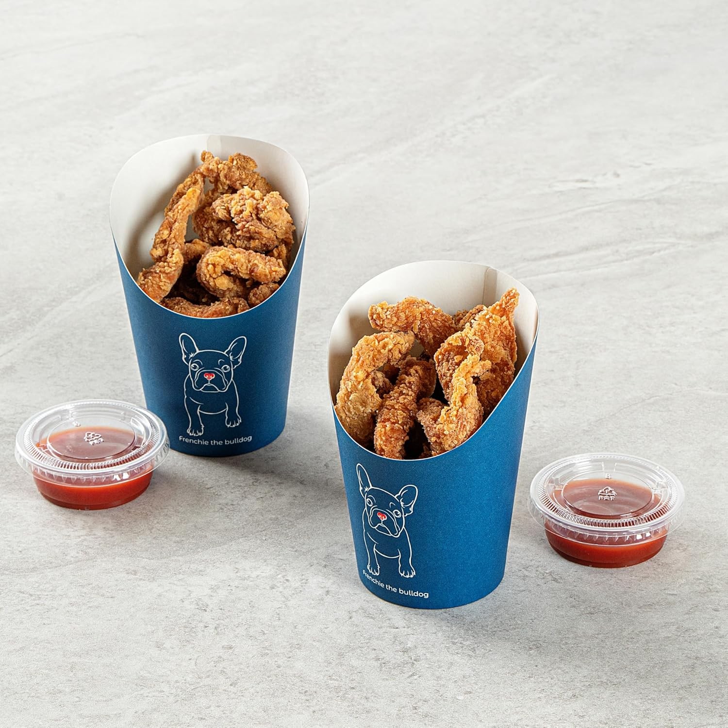 Restaurantware Bio Tek 12 Ounce French Fry Containers 100 Disposable Charcuter