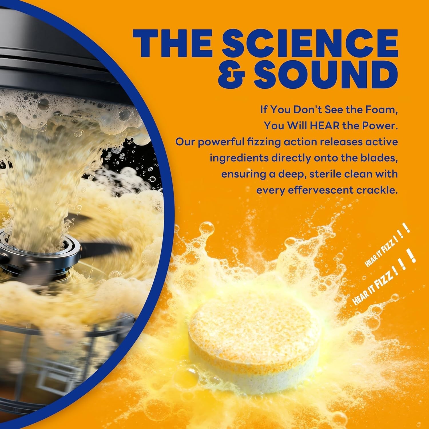 30ct Lemon Foaming Tablets: Eco-Friendly Garbage Disposal Cleaner & Deodorizer