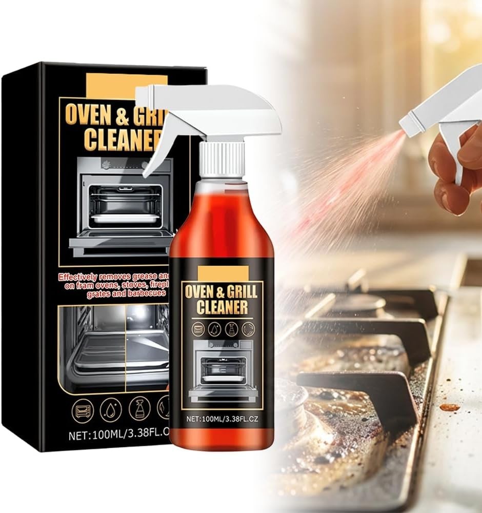1~5x Oven & Grill Cleaner Spray, Professional Oven and Grill Cleaner 100ml