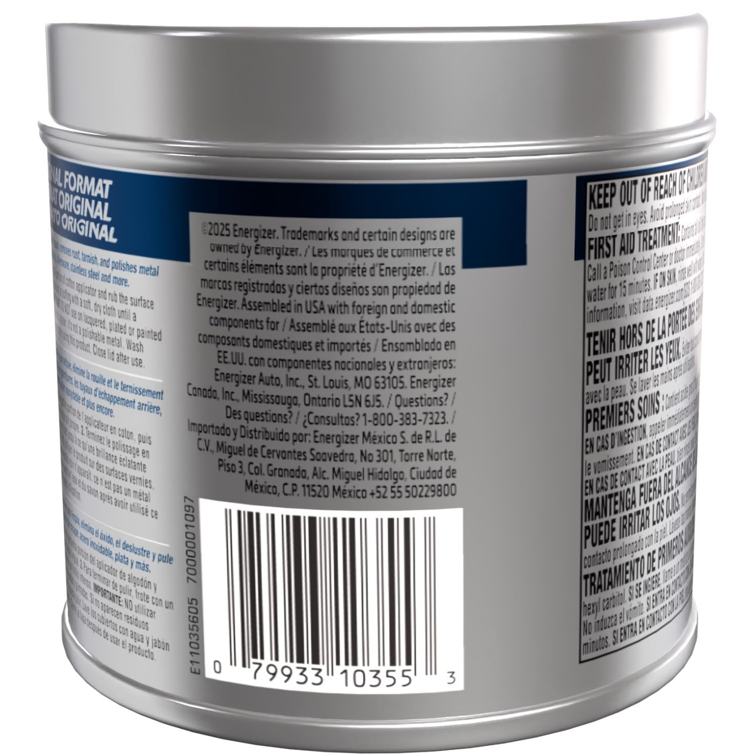 Nevr Dull All Metal Wadding Polish, Chrome and Metal Cleaner for Cars, Kitche…