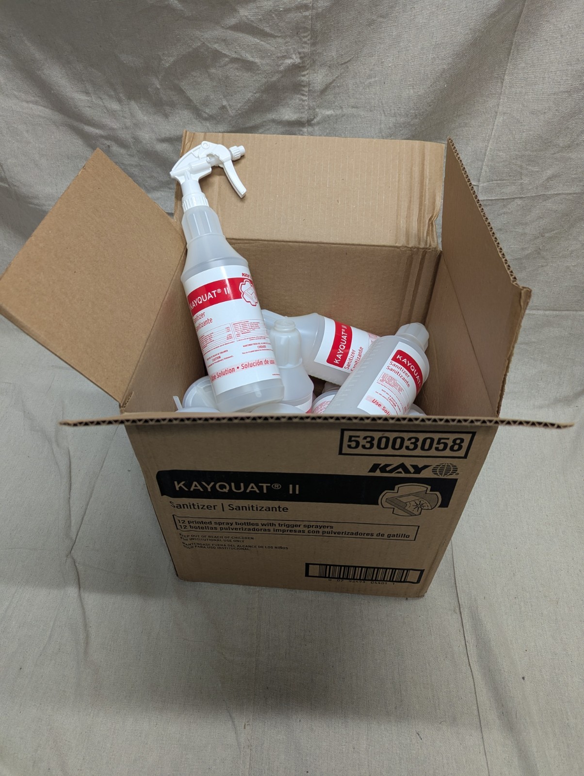 Kay Kayquat II 32oz. Plastic Trigger Spray Bottles Commercial 12 pk Empty