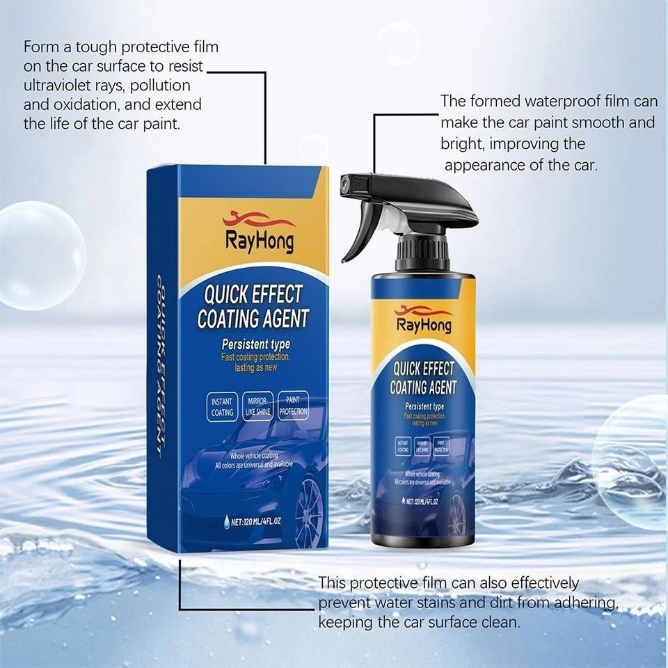 Car Coating Spray, Quick Effect, 2PCS 120ml – Fast Wax Application & Instant Shi