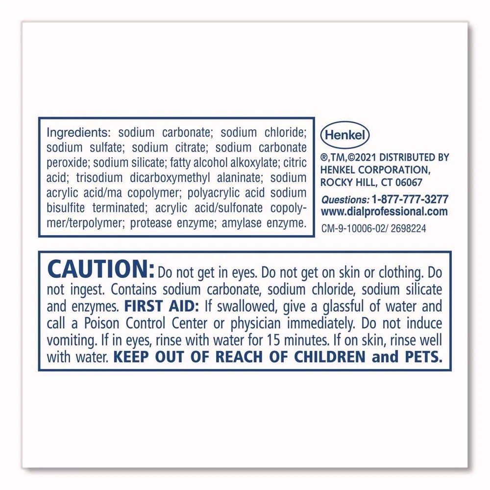 Soft Scrub 10006 1 oz. Automatic Dish Detergent Packet – Lemon (200/CT) New