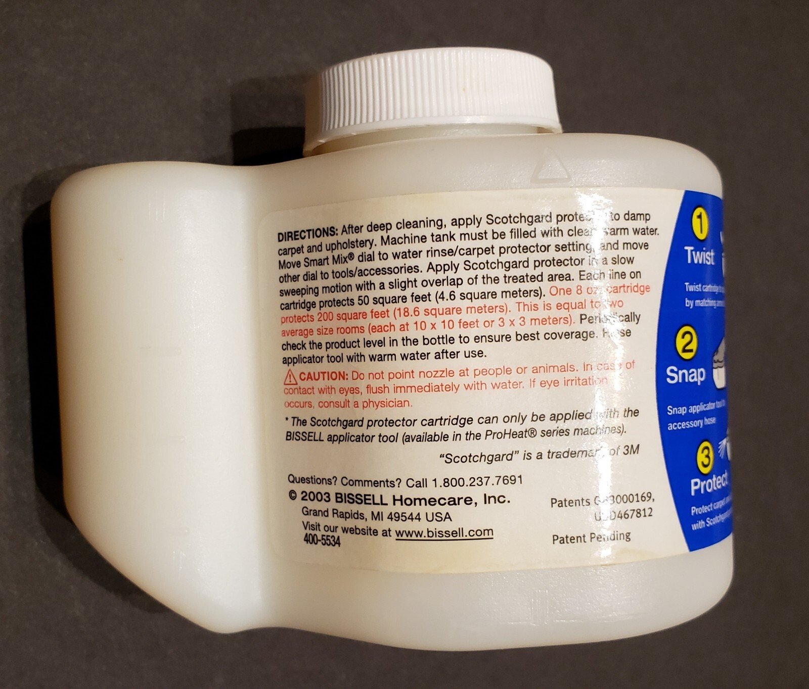 Bissell Scotchgard Protector 3M Extra Protection Specially Formulated 8 fl oz
