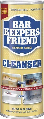 Bar Keeper’s Friend Bathroom Twin Pack Toilet Bowl Cleaner Powdered Cleanser