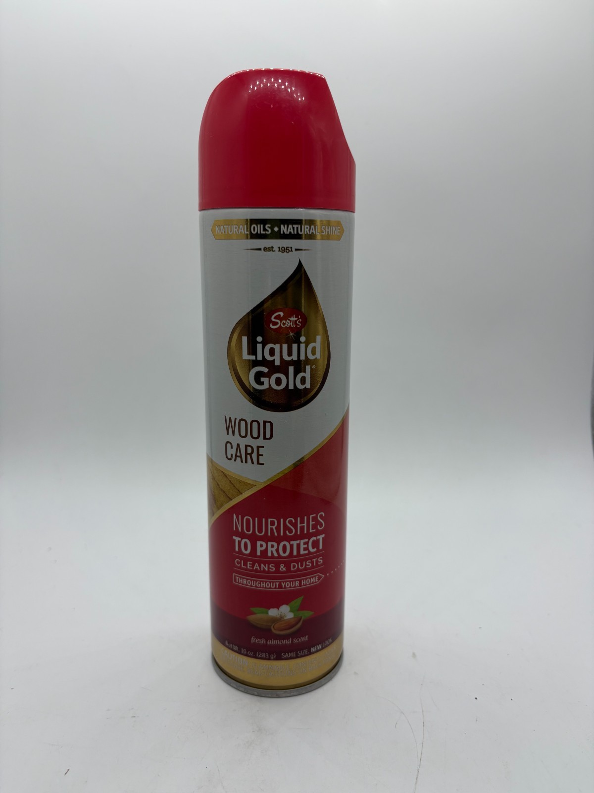 Scott’s Liquid Gold Wood Care Spray 10 oz Cleaner Polish Almond Scent Dust