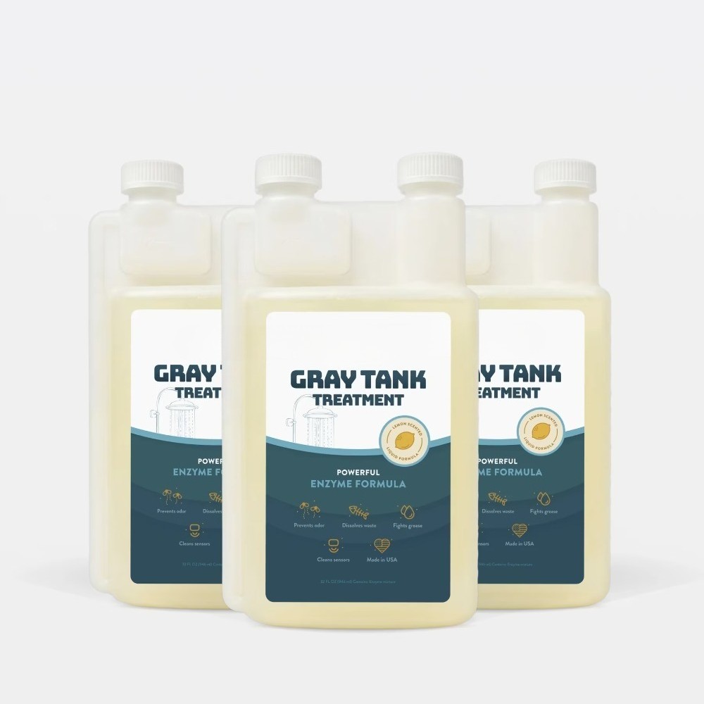 Gray Tank RV Toilets Treatment with Enzyme Formula, RV Cleaning Supplies