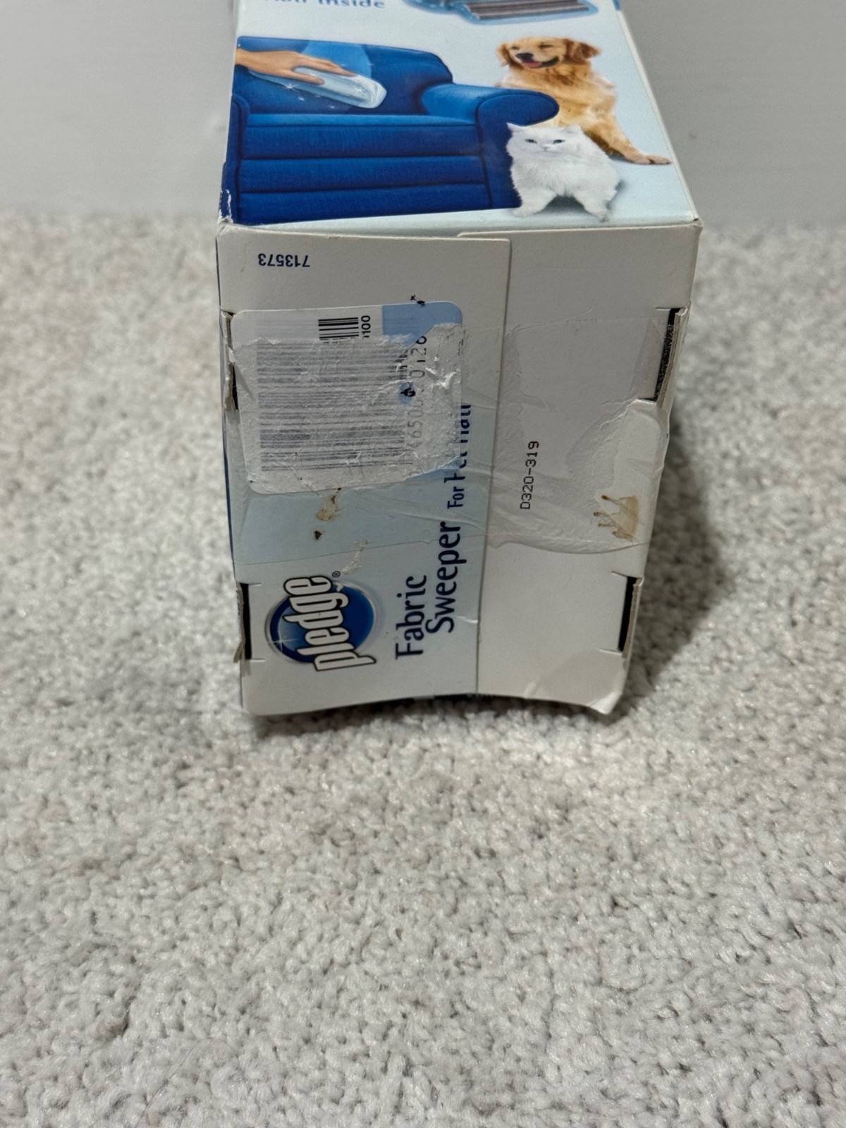 Pledge New Fabric for Pet Hair 1 Multi Use Disposable Sweeper