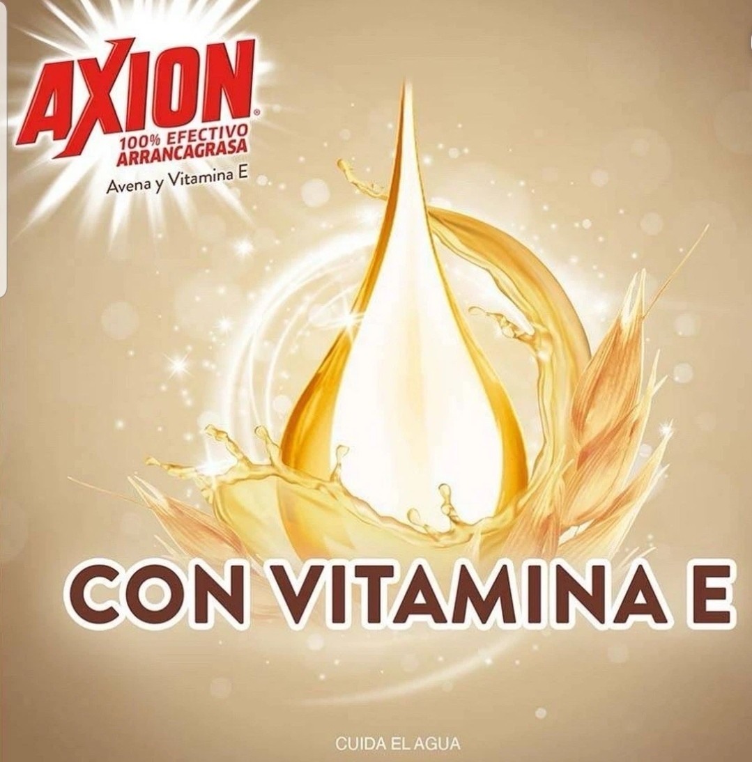2X AXION LAVATRASTES/AVENA & VITAMINA E/DISHWASH LIQUID/1.1L CADA UNO
