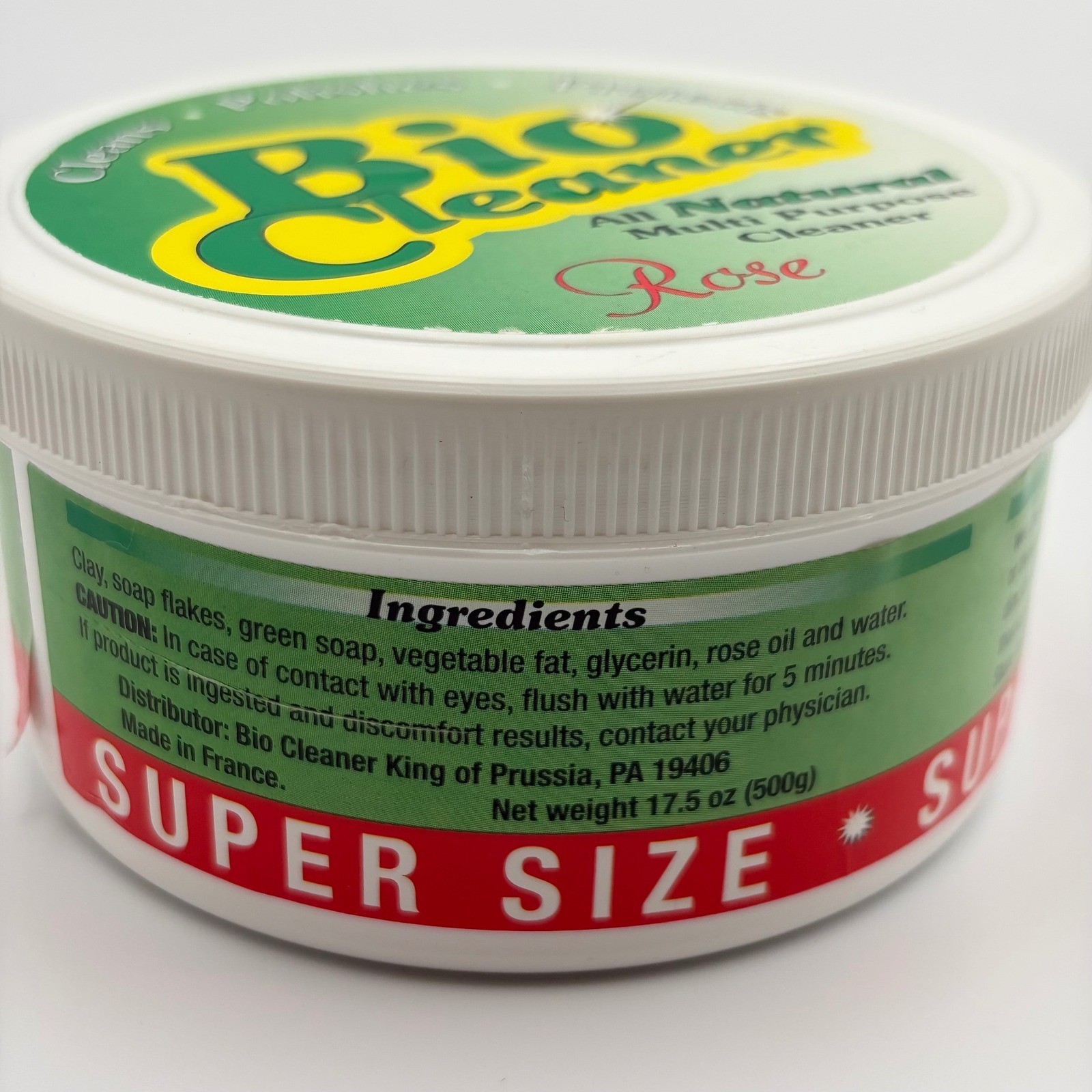Bio Cleaner Rose All Natural Multi Purpose Cleaner Super Size 17.5oz France HTF