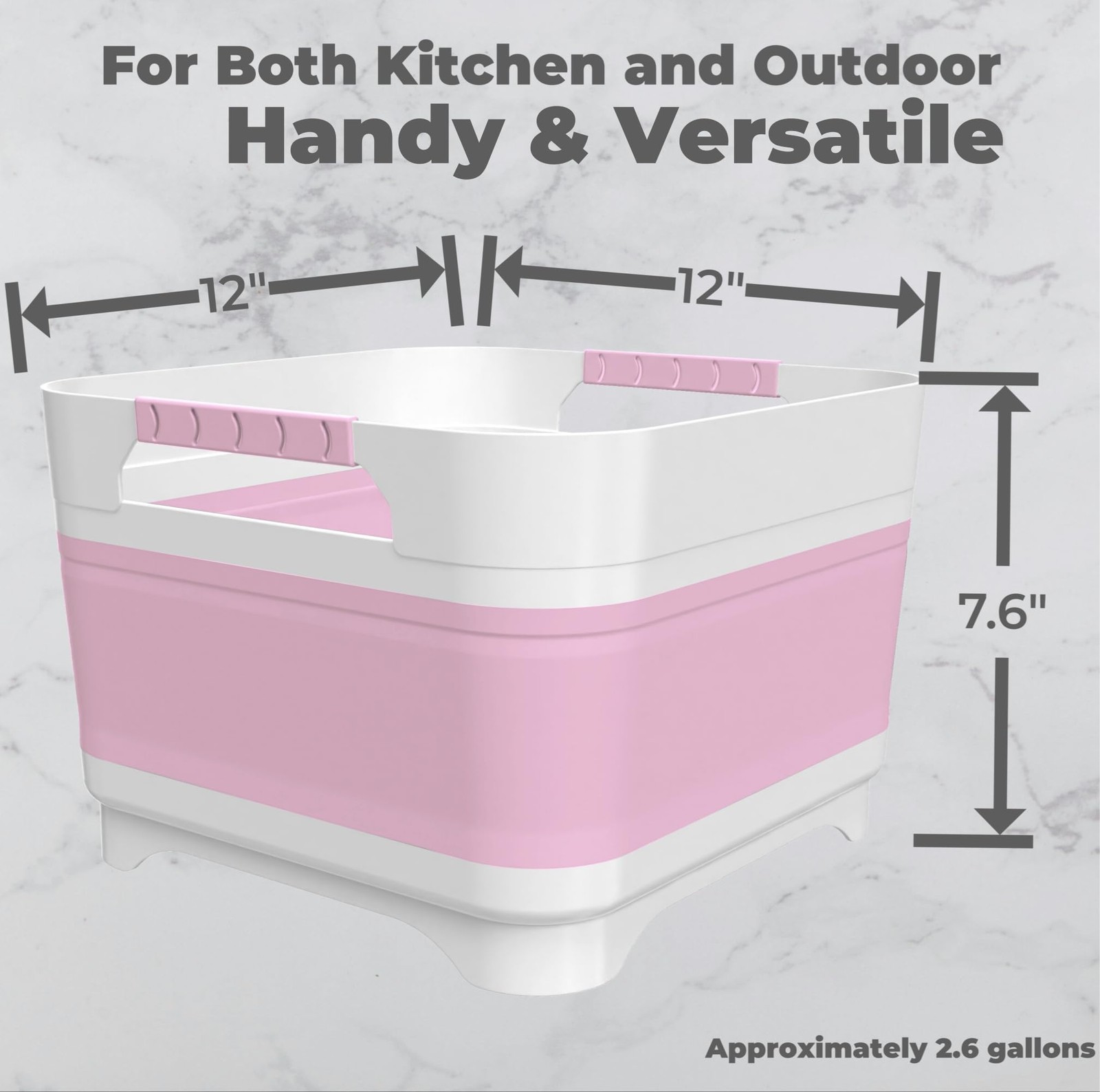 GIMWA Wash Basin for Baby Bottles, Foldable, Versatile Wash Tub for Kitchen,…